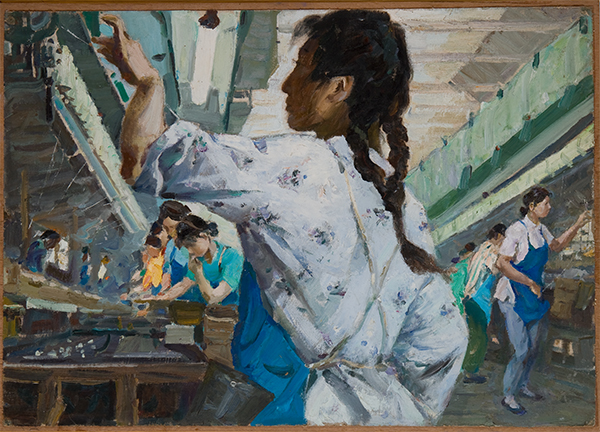 缫丝女工1980